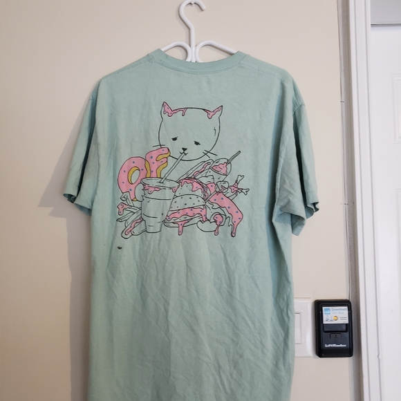 🦋UNISEX Odd Future Skater Cat T-shirt - Picture 5 of 7